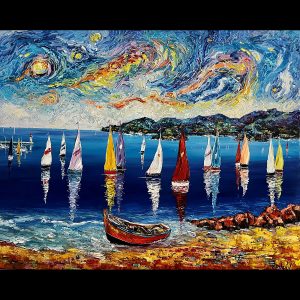 Boats Folie 48'' x 60''