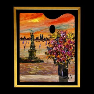Palett Blue Boats Unforgettable 19'' x 15''