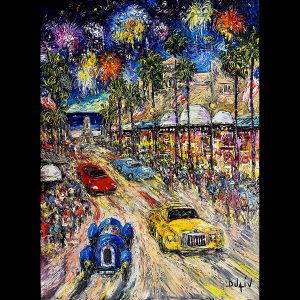 Palm Beach Worth Avenue <em>40'' x 30''</em>