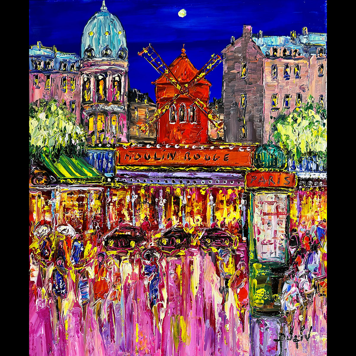Paris de Nuit 24'' x 20''