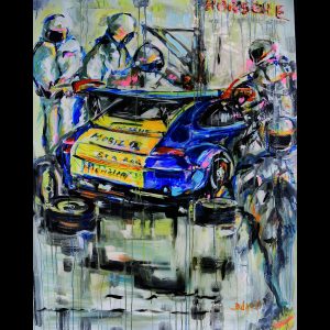 Porsche Pit 57'' x 35''