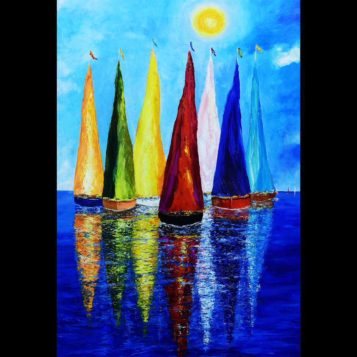 Sailing Day 2 72'' x 48''