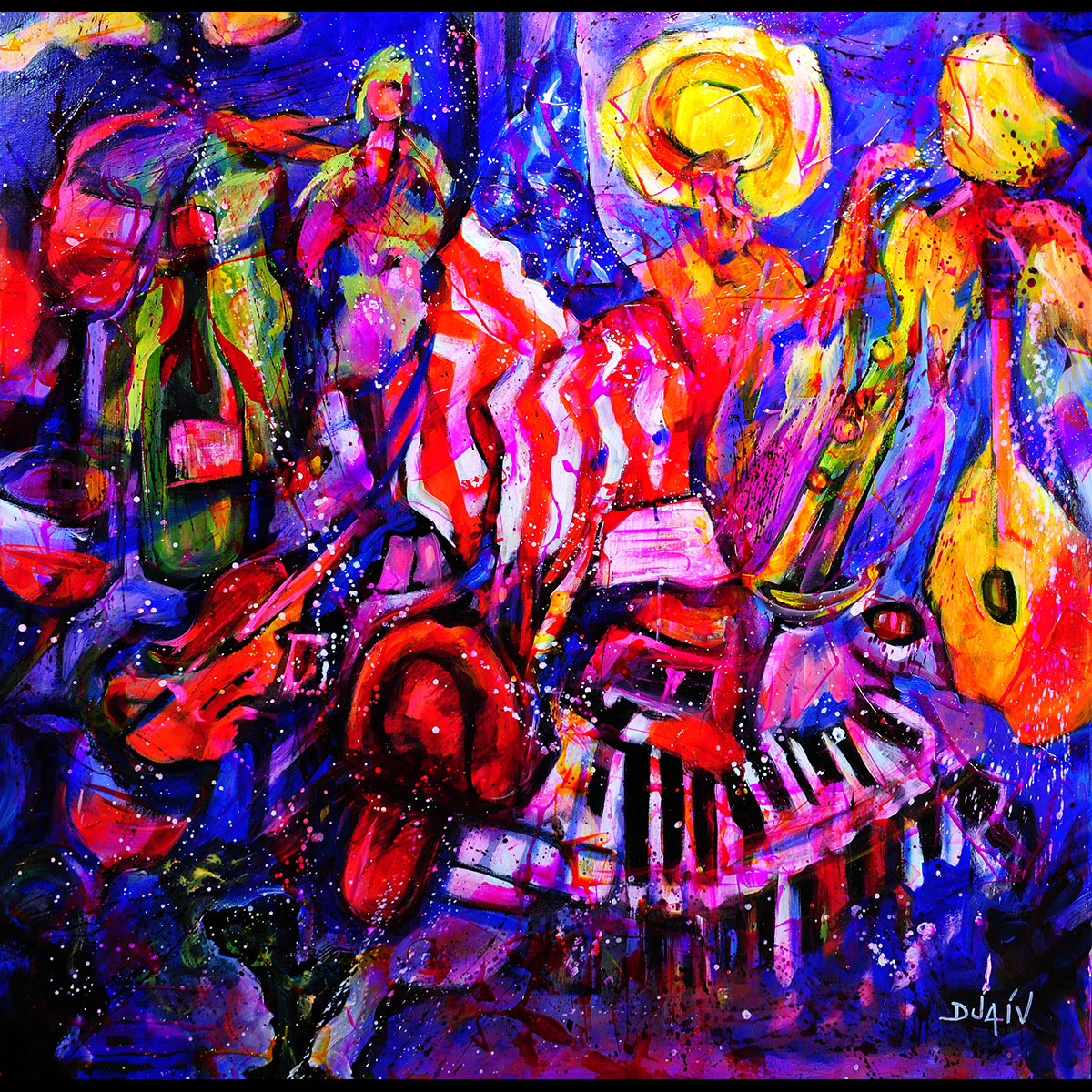 Souvenir d Amérique 52'' x 52''
