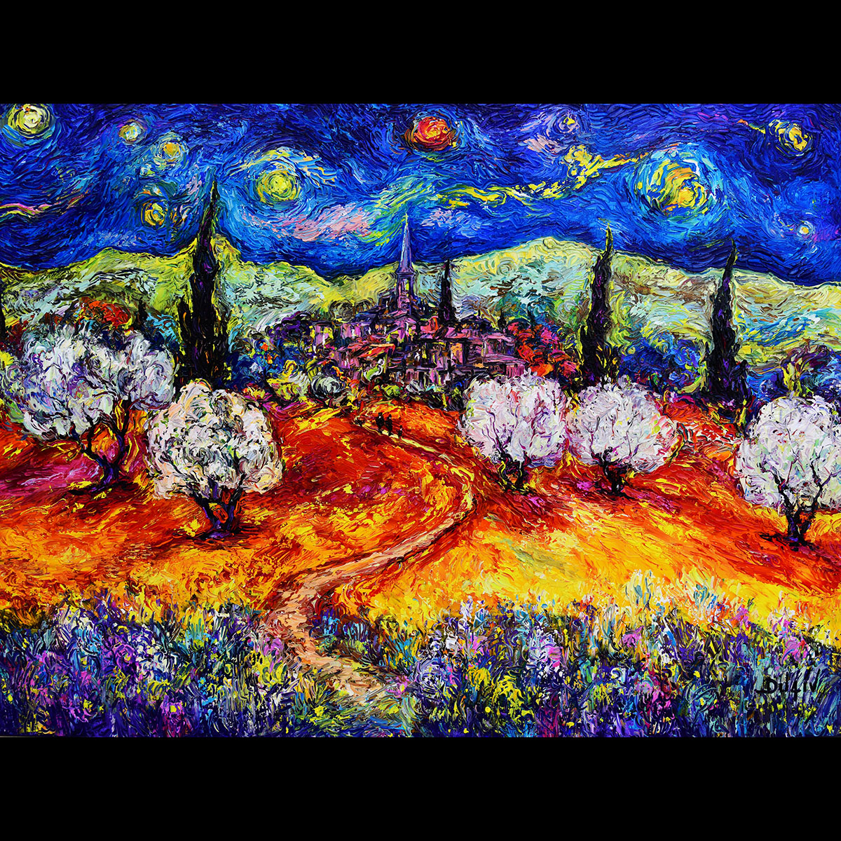 Sur le Chemin de Van Gogh 38'' x 51''