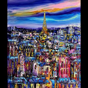 Sur les Toits de Paris 24'' x 20''