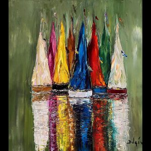 Carre de voiles 25'' x 23''