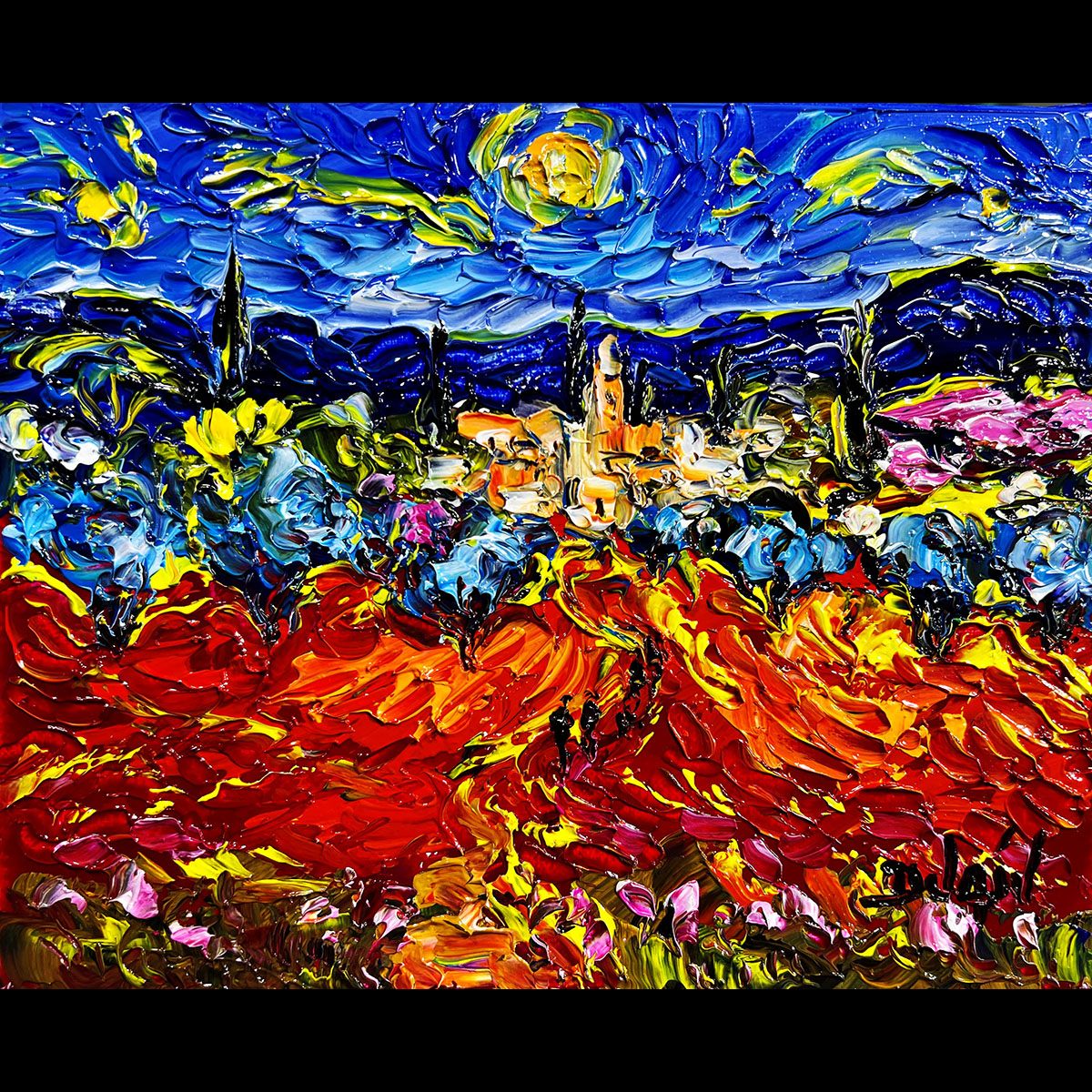 L enchanteur Rouge 8''x10'' - comission