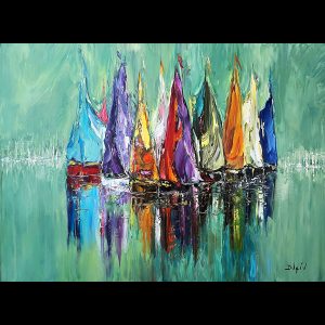 Reflexion Vertdatre 38'' x 51''