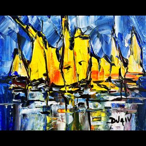 En Jaune et Noir 8'' x 10''