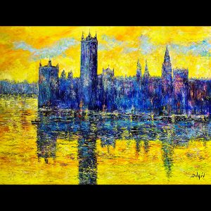 London Impression 36'' x 48'' COMMISSION