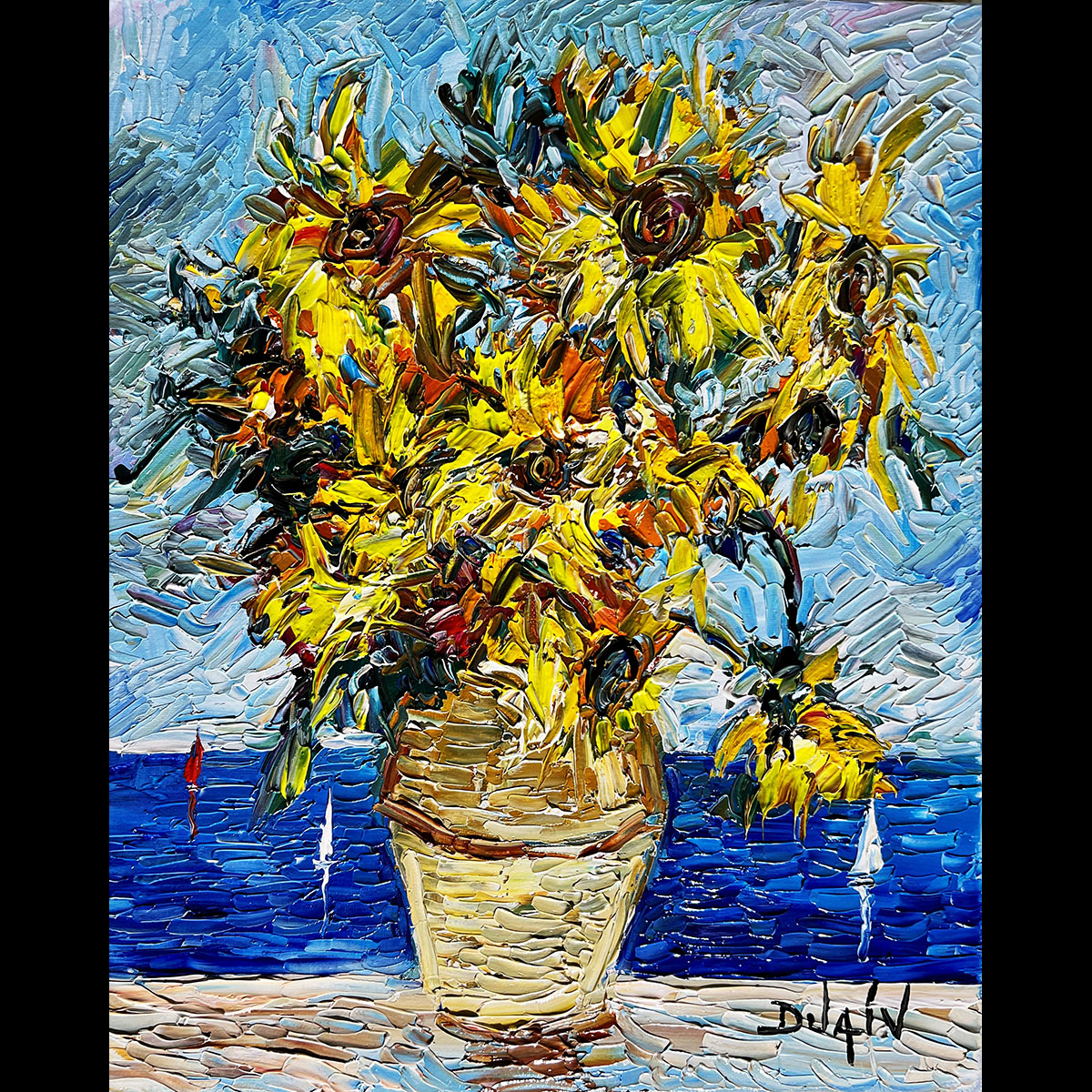 Mes Tournesols 16'' x 13'' Commission - Duaiv