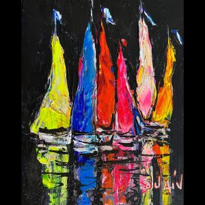 Reflexion en Noir 10'' x 8''