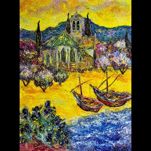 Van Gogh en Jaune 40''x30''