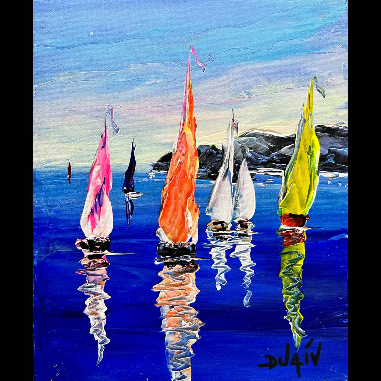 Voiles de Peche 10'' x 8''