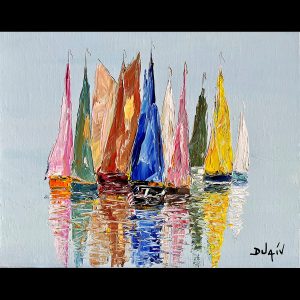 Voiles en Paix 18'' x 21''