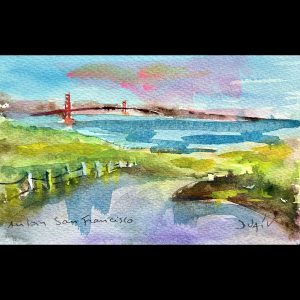 Au Loin San Francisco <em>4.5'' x 7''</em>