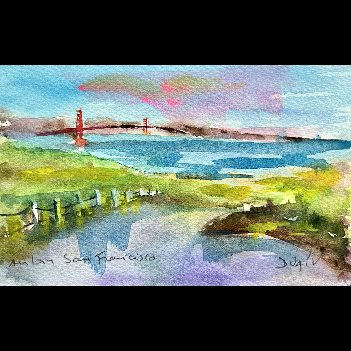 Au Loin San Francisco <em>4.5'' x 7''</em>