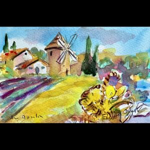 Au Moulin <em>4.5'' x 7''</em>