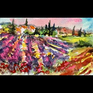 Coquelicots Lavande <em>4.5'' x 7''</em>