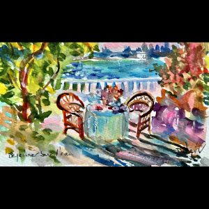 Dejeuner Sur L'eau <em>4.5'' x 7''</em>