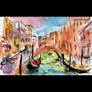 Feerie A Venise <em>4.5'' x 7''</em>