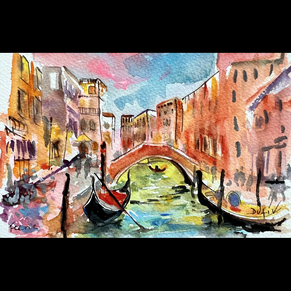 Feerie A Venise <em>4.5'' x 7''</em>