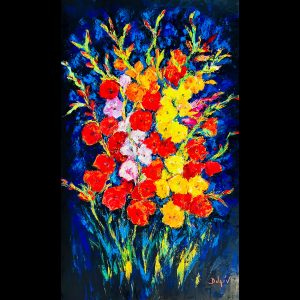 Gladiolas <em>60'' x 36''</em> <em>Commission</em>