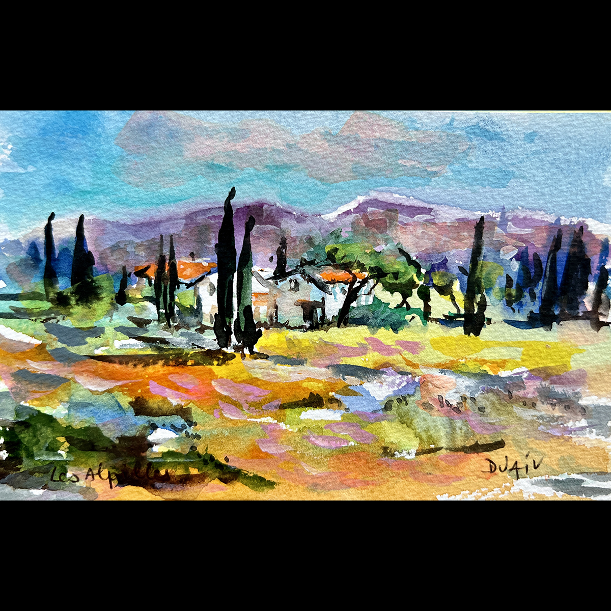 Les Alpilles <em>4.5'' x 7''</em>