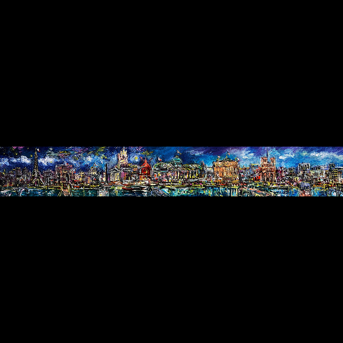 Paris Panorama 10''x 66'' - COMMISSION