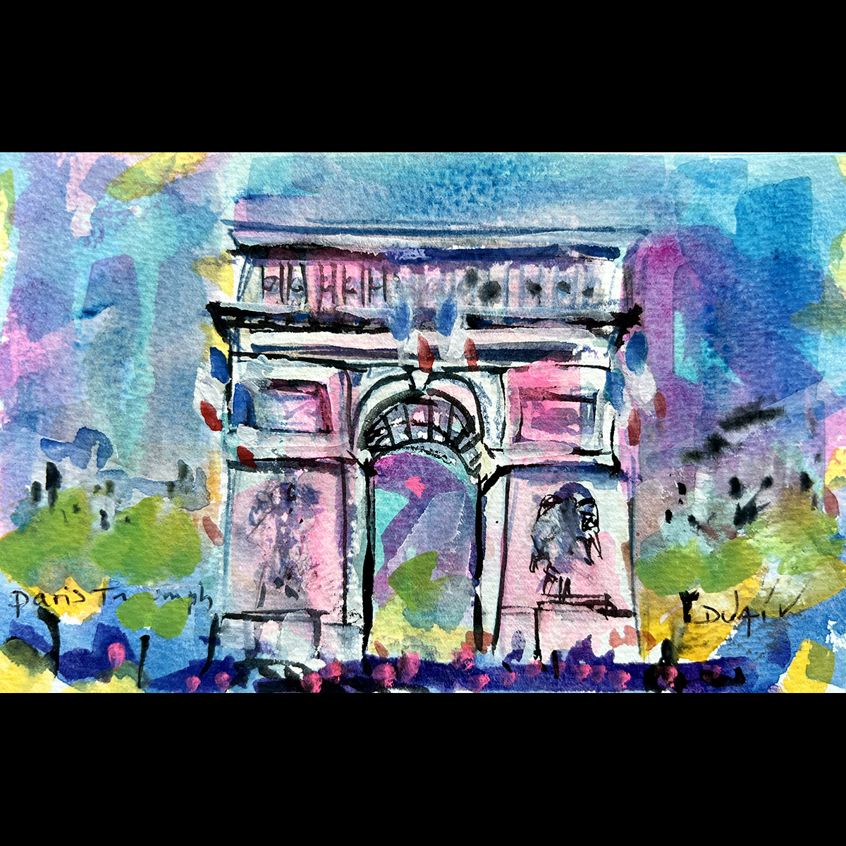 Paris Triomphede Jour <em>4.5'' x 7''</em>