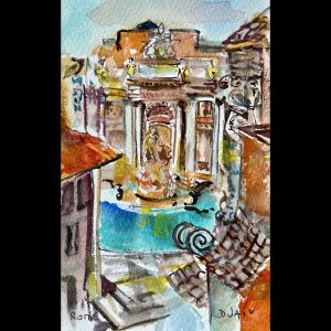 Rome Fontaine Visite <em>7'' x 4.5''</em>