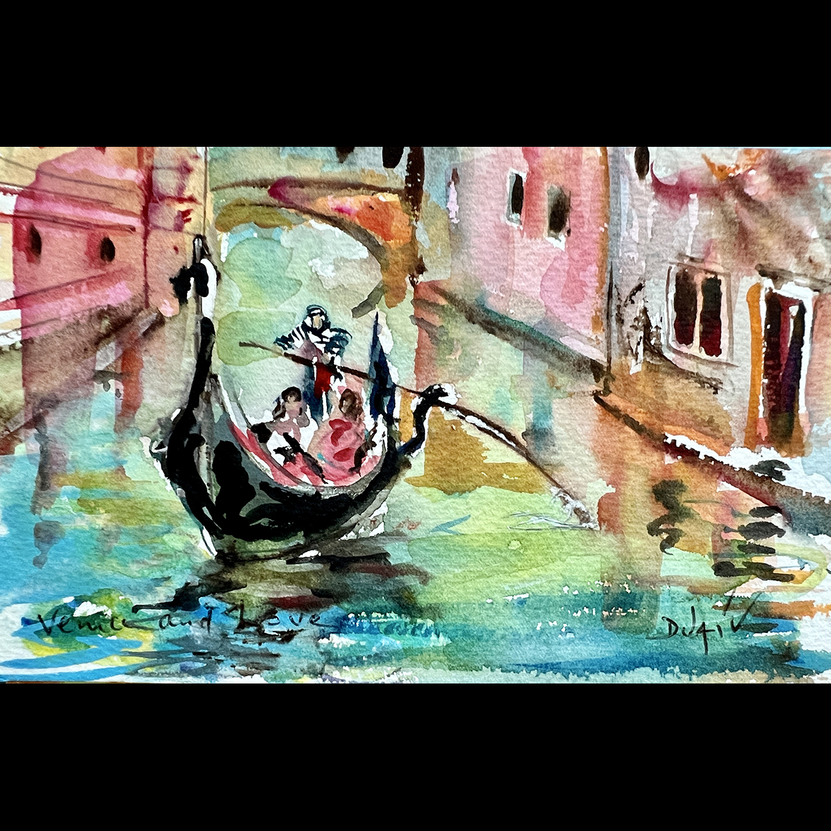 Venice And Love <em>4.5'' x 7''</em>