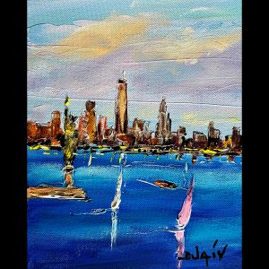 Ciel bleu a New York 10'' x 8''