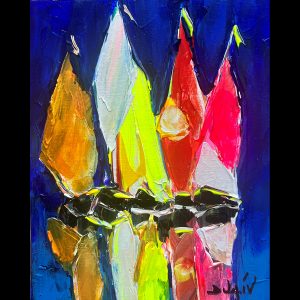 Coulours Abstraction 10''x8''