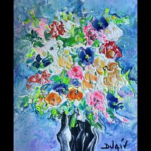 Fleurs Pales 10.5''x8.5''