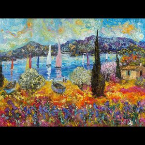 La Baie des Anges - 36'' x 48''