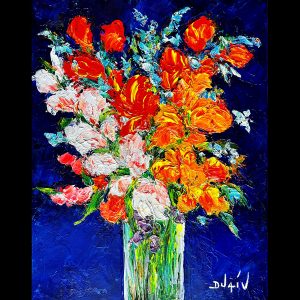 Le Fond Bleu 18''x14''