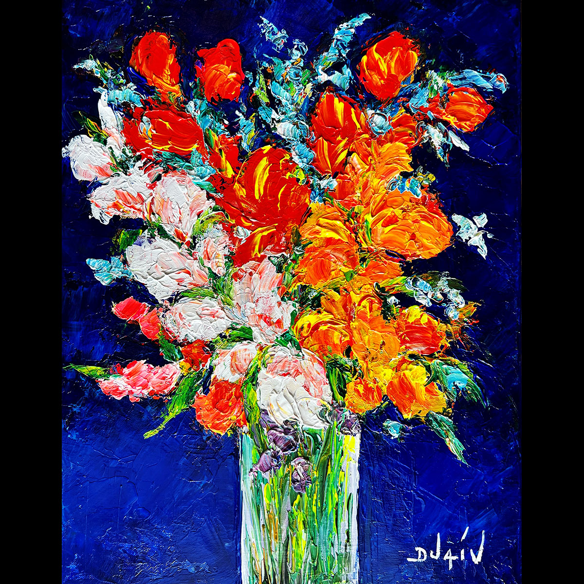 Le Fond Bleu 18''x14''