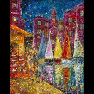 Nuit Cafe - 39'' x 31''