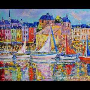 Sunday in Honfleur - 17.125'' x 23.125''