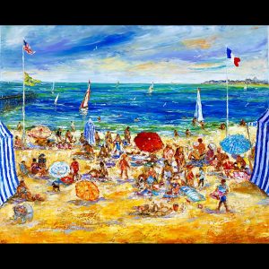 Sur La Plage de Trouville 24.375'' x 30.25''