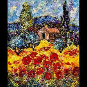 Vent de Coquelicots 24''x20''