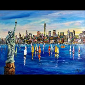 Voiles a New York 15'' x 20''