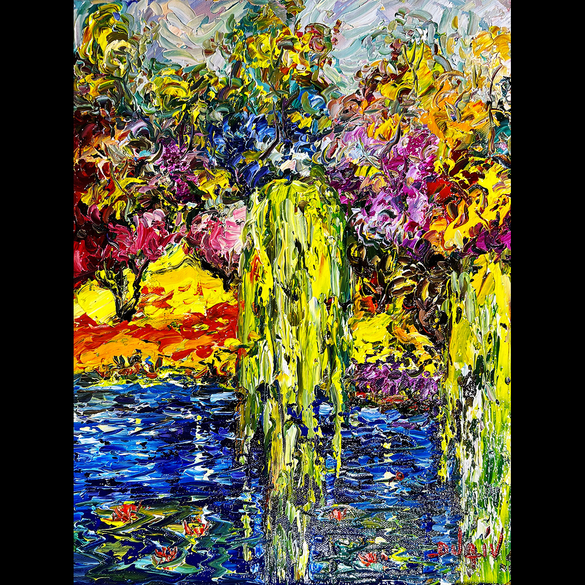 Giverny colors 2 - 18''x14''