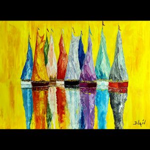 Gold of Sails 38''x51''