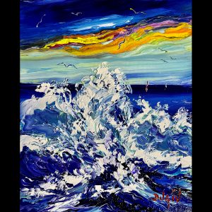 La vague 16'' x 13''- SOLD
