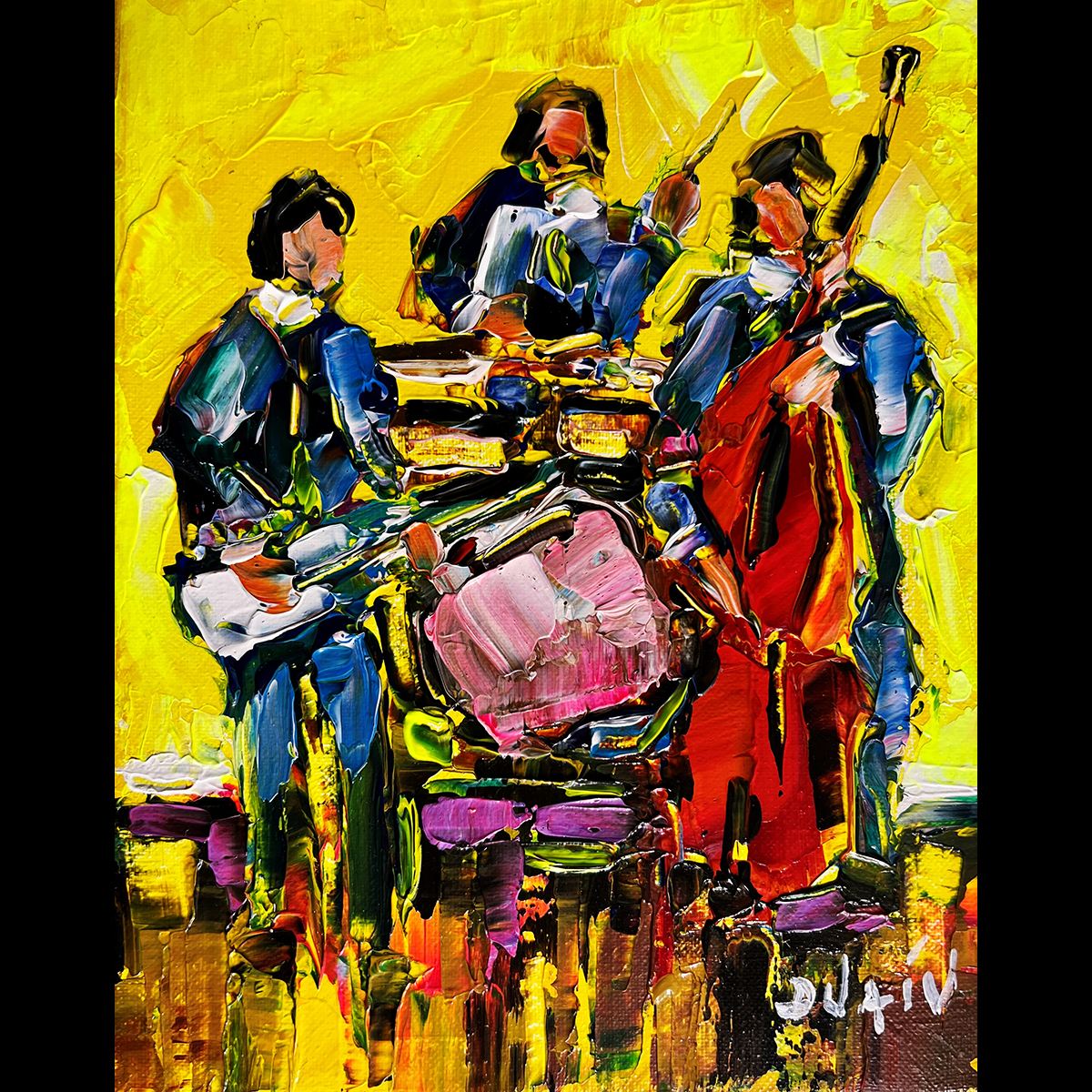 Le Trio Chantant 10''x 8''