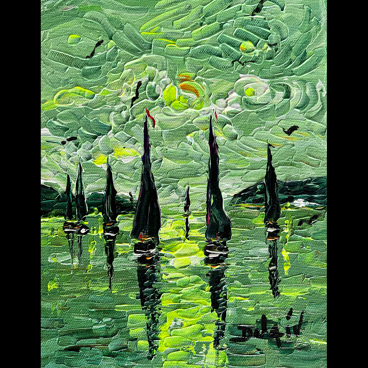 Luminosité Verte 10''x 8''