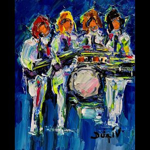 Musique à Quatre 10'' x 8''