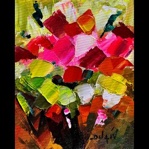 Pompons Rose 10'' x 8''